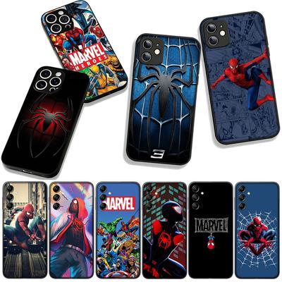 Superhero Marvel Spider Man Spiderman Case for Samsung Galaxy A36 A17 A26 A07 A35 A54 A53 A13 A33 A34 S8 S9 S20 S21 FE S10 Plus