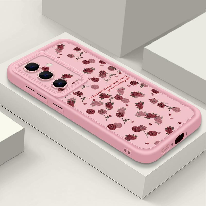 Flower Pattern Soft TPU Case For Samsung Galaxy S26 S25 S24 S23 S22 Ultra S23 FE A57 A17 A56 A55 A15 A16 A36 A37 5G Back Cover