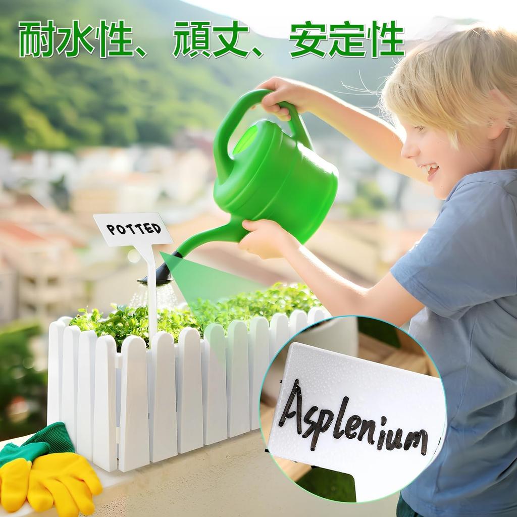 Lurrose Ogrodnictwo Roślina Ogrodnictwo 35 Plastikowa Roślina Bonsai Pisz Wymaż Łatwe do Narzędzia Florystyczne Etykiety, Etykiety, Etykiety, Sztuki, W Kształcie T, Materiał,