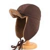 Unisex Warm Fleece Lined Beanie Hat With Ear Protection Winter Outdoor Cycling Skiing