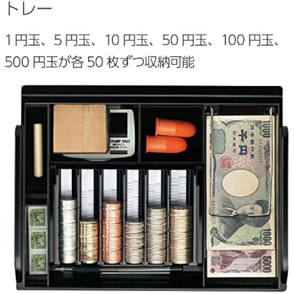 Kokuyo (KOKUYO) CB-12M Handbag Safe with Dial B5 Gray