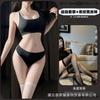 Night cat sexy yoga sexy underwear top shorts fitness vest tight sports underwear temptation free set