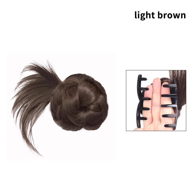

Синтетический парик хвостик верхняя заколка для волос цветок бутон стиль невидимый парик хвостик для женщин нарядные аксессуары для волос светло-коричневого