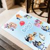 Bluey Friends Adventure Carpet Suitable for Balcony Bedrooms Living Rooms Kitchen Antislip Carpet Anime Office Decor Perfect Gift for Women/Men