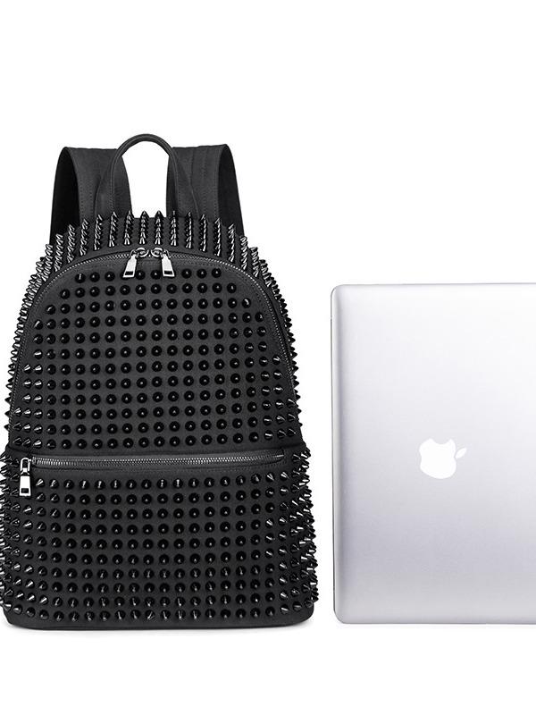 Women's High-End Rivet Backpack 2025 - Large Capacity, Korean Style