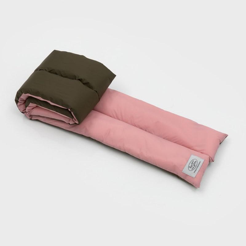 RECLOW JEAN PADDING MUFFLER KHAKI PINK