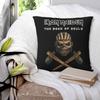 Irons Maidens Band Quadratische Kissenhülle Kissenbezug Kissenhülle Überwurf-Kissenbezug für Zuhause Sofa Wohnzimmer