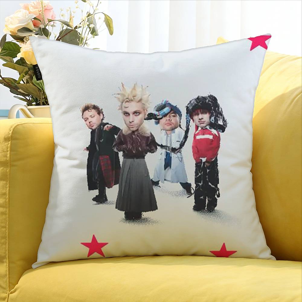 5 SSeconds of Summers 5SOS World Various Sizes Square Pillow Case For Car Home Bedchamber Decor