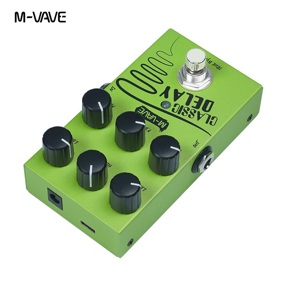 Mini Guitar Pedal: Classic Digital Delay with Built-in Portability