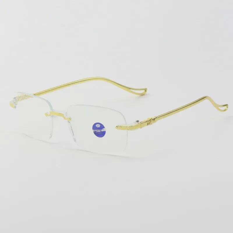 "Inteligentne okulary do czytania z automatycznym zoomem i filtrem światła niebieskiego dla seniorów"