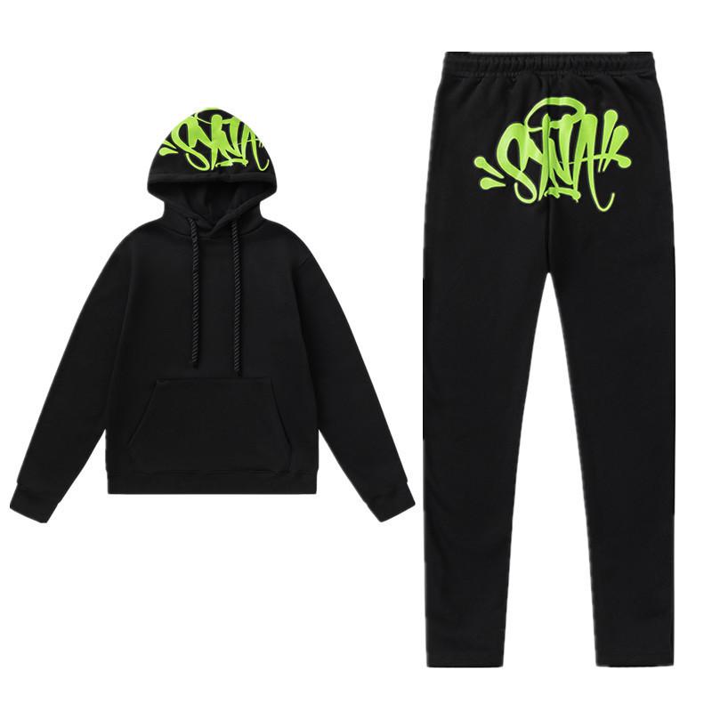 American loose hooded sweater Y2K men's and women's trendy brand hip-hop sweatpants street couple casual hoodie set foreign trade