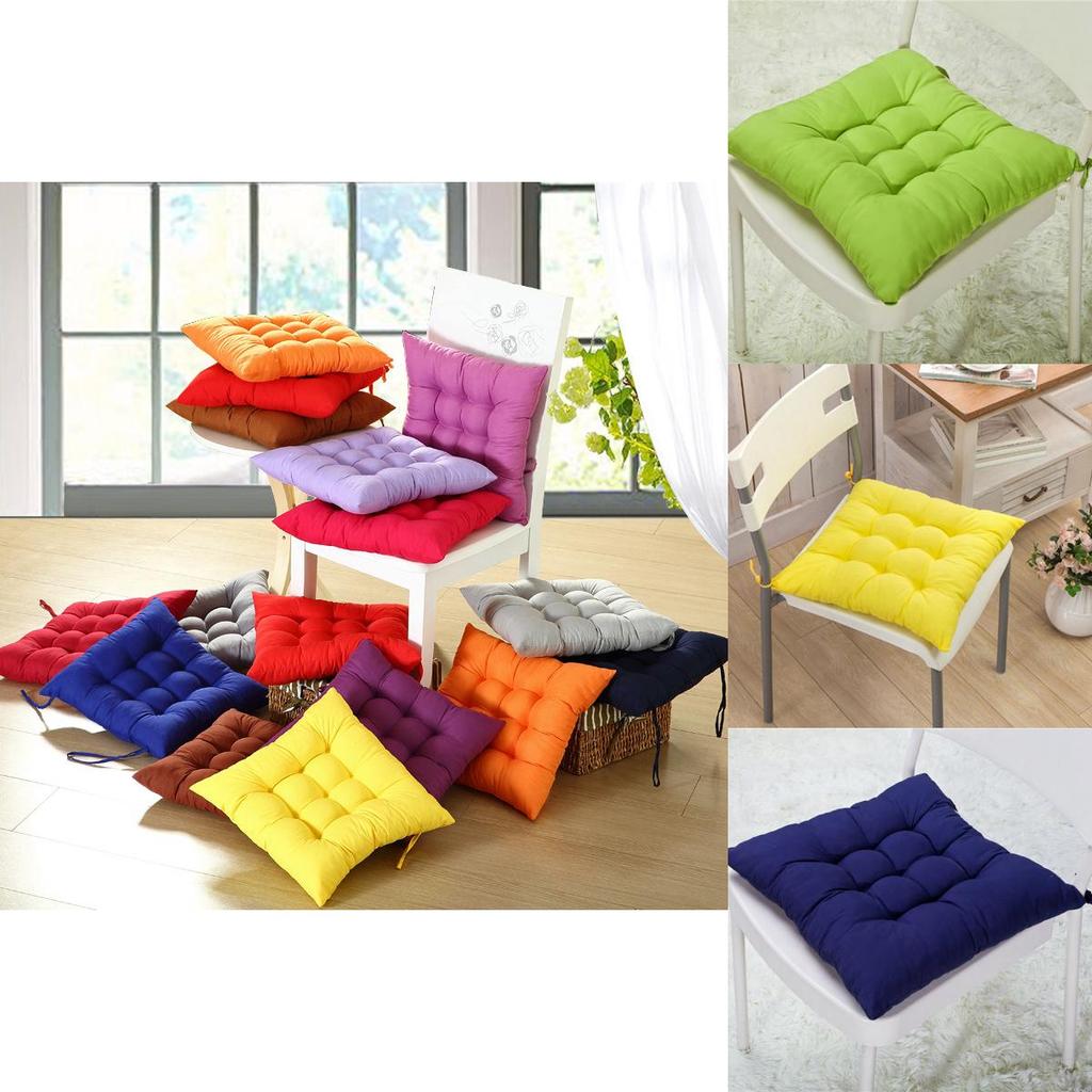 Luxurious 40*40cm Dining Garden Patio Home Kitchen Office Chair Seat Pad Cushion