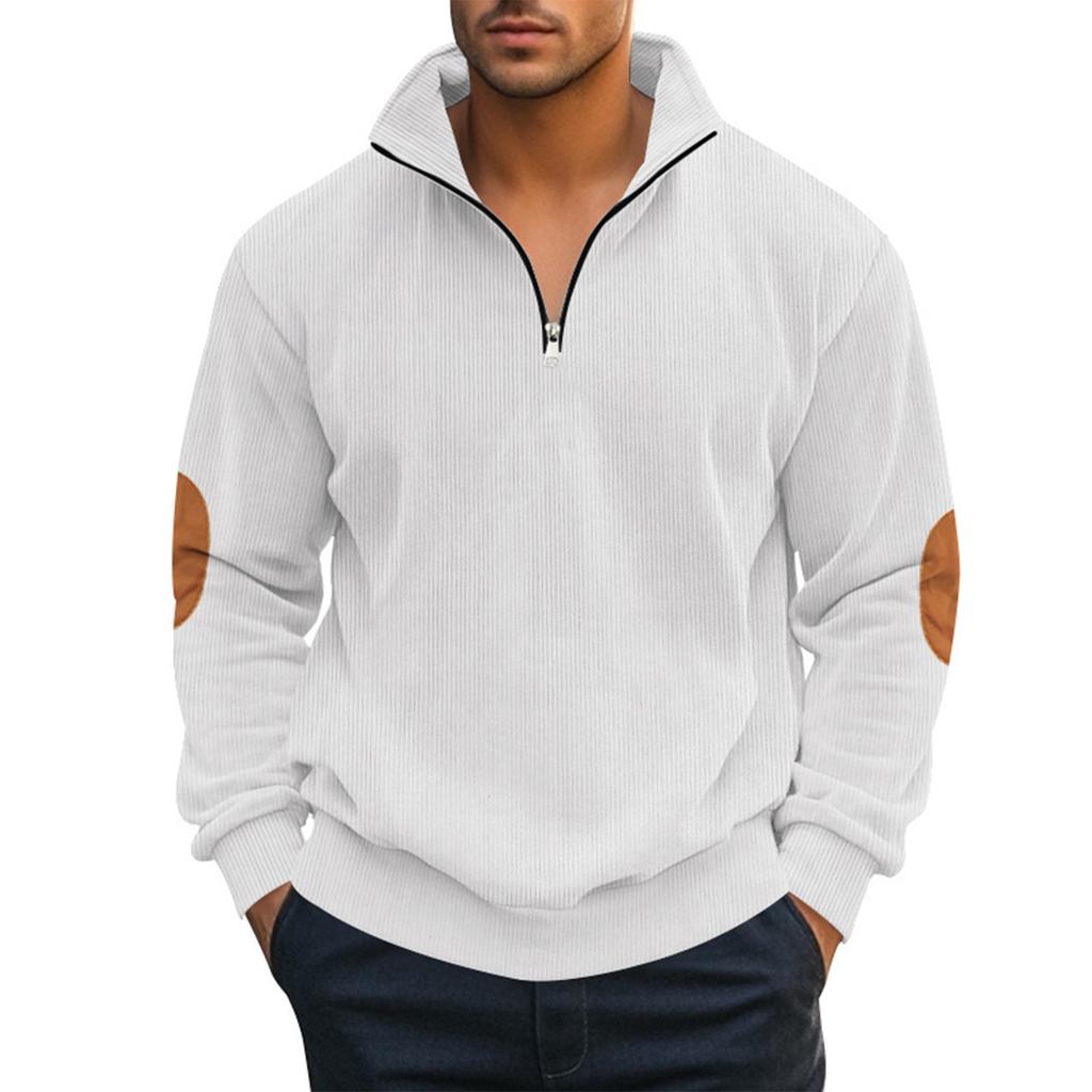 Men's Sweatshirt Loose Solid Color Outdoor Warm Breathable T-Shirt Top