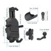 Motorcycle Phone Bracket Handlebar Tablet Stand Holder Cradle for Gym Tread-Mill