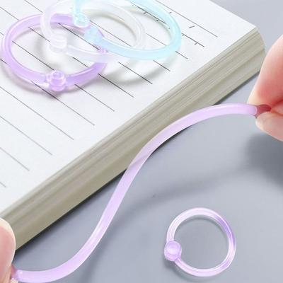 Material de Escritório Escolar Scrapbooking Argola Circular Argola para Encadernação DIY Argola de Encadernação de Papel Argola para Folhas Soltas
