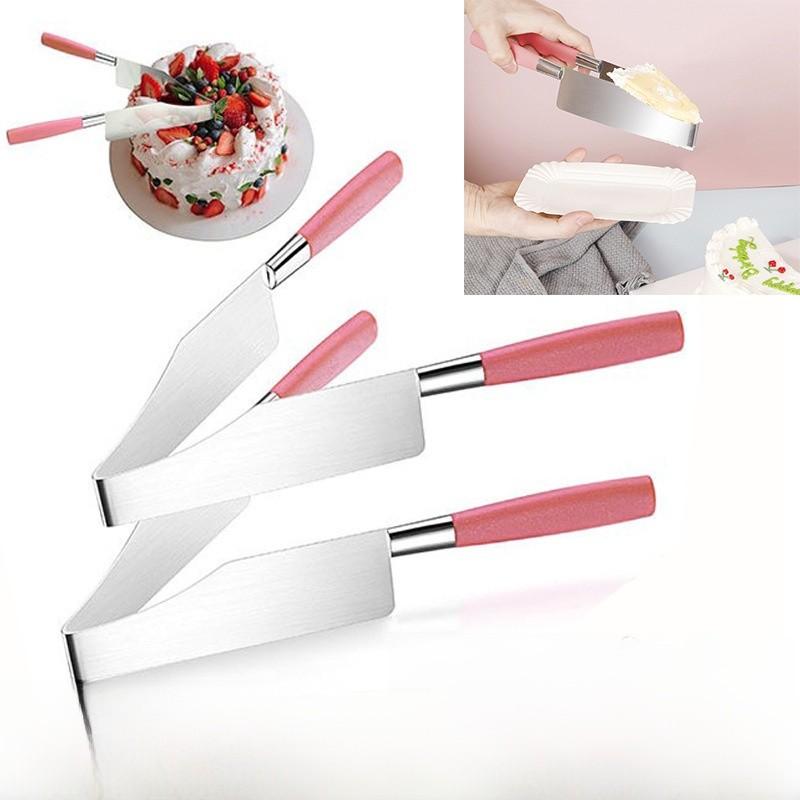 Modern Stainless Steel Triangle Cake Transfer Tool For Bakery And Home Use