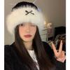 Plush Knitted Fisherman Hat for Women  New Autumn and Winter Korean Version Versatile  Thickened Warm and Cold Proof  Ear Protection Small Face