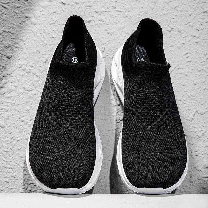 TUINANLE Men's Wide Toe Minimalist Sports Shoes Breathable and Comfortable Barefoot Shoes Breathable Black Fitness Running Women's Sneakers