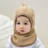 Baby Hat Scarf set Toddler Polar Fleece Warm Hats Winter Infant Ear Protection Hats for Cold Weather Kids Balaclava Beanie Caps