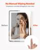 LED Bathroom Mirror 3 Colors Anti-fog Wall Mounted Vanity Mirror 50 x 70cm