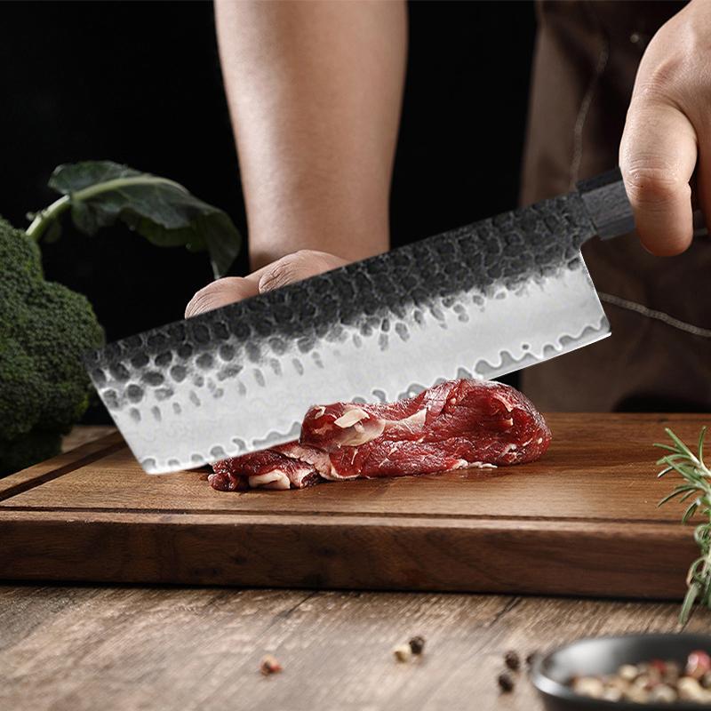WXCOO Stainless Steel Japanese-Style Kitchen Knife Professional Damascus Chef's Knife Santoku Cleaver Fruit Slicing Knife