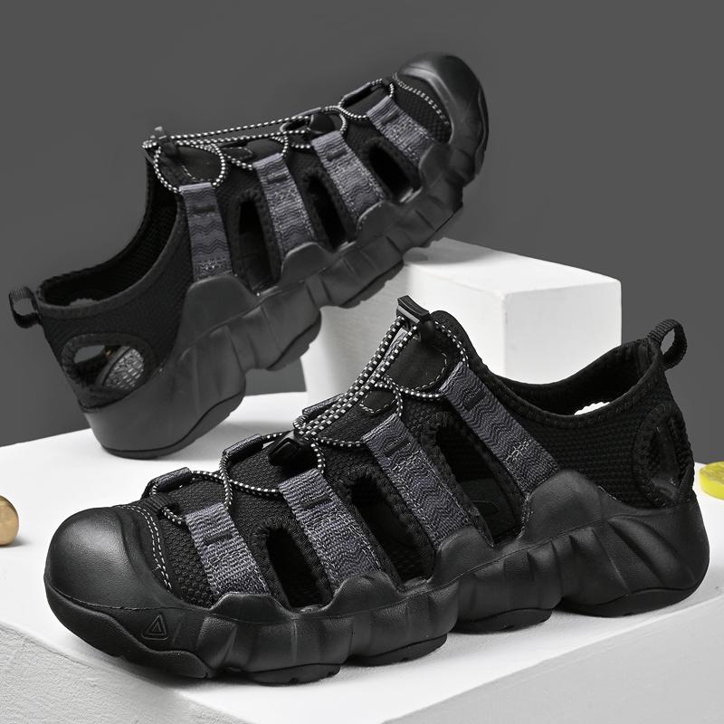 Fashion 2025 Outdoor Lightweight Camouflage Design Adjustable Strap Anti-slip Sole Comfortable Hollowed - Out Summer Beach Men's Sandals