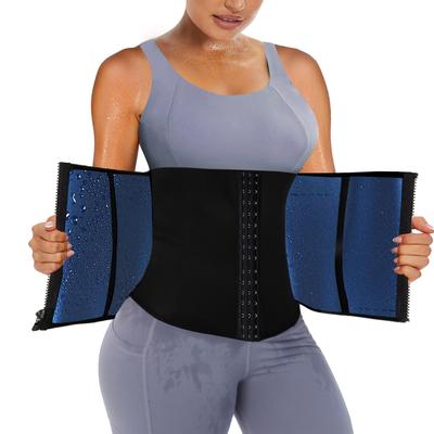 Sweat Sauna Waist Trainer Corset Trimmer for Women Lower Belly Slimming Belt Fat Burning Body Shaper Sports Girdle Workout Shapewear Modeling Straps