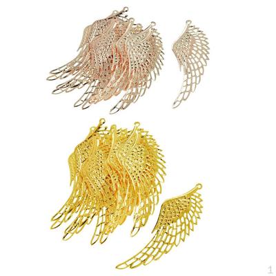 24 Charms, Alloy Hollow Pendants, Rose Necklace Pendants for DIY Jewelry Making Crafts