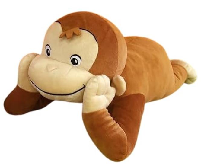 

Curious George Lying Down Big Plush Not for Perfect for Naps and Sleeping Together Toy, Approx. 48cm, Sale, Big,