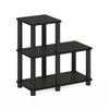 Furinno Espresso/Schwarz Akzentregal, 48 cm B x 23,9 cm T x 50,5 cm H [Offiziell aus Japan importiert]