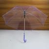 Transparenter Regenschirm mit langem Griff, Manuell, Hoher Ästhetikwert, 8 Speichen, Koreanischer Stil, Transparenter Regenschirm im Instagram-Stil, Student Influencer