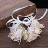 Korean Fairy Bridesmaid & Flower Girl Flower Crown Headband - Handmade Wedding Hair Accessory