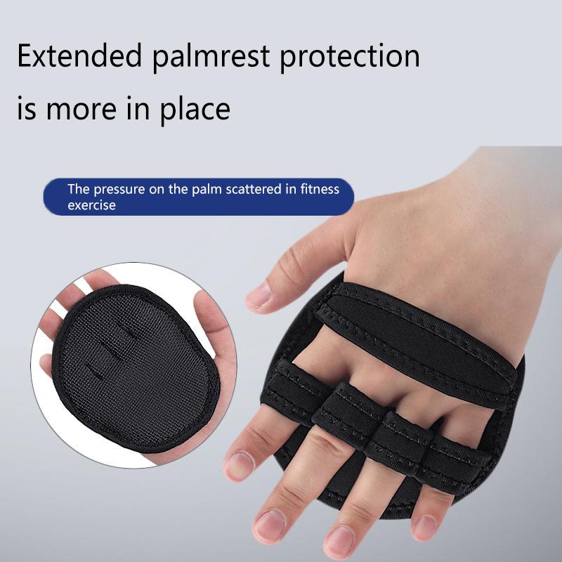 1 Paar Herren Damen Sport Trainingshandschuhe Griffpolster Vermeiden Schwielen Fitnesshandschuhe Gewichtheben Schutz Gym Griffe Langlebig