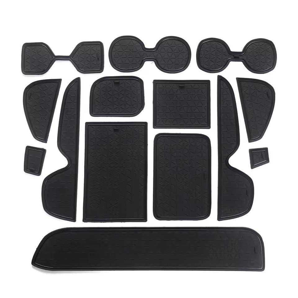 Pro Toyota RAV4 XA50 2019 ~ 2025 Protiskluzová podložka do přihrádky ve dveřích, podložka do držáku nápojů, podložka do drážky ve dveřích, příslušenství do interiéru auta