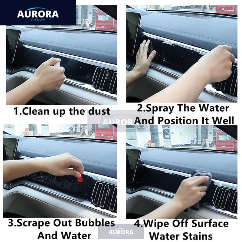 For Mercedes-Benz GLC 22-23 X254 Dashboard,Navigation Screen Transparent TPU Protective Film Anti-scratch Film Accessories Refit