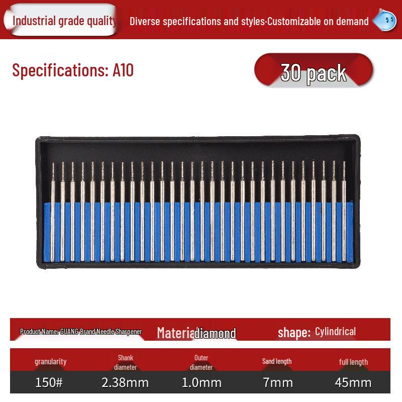 Lin Guang Diamond Electroplated Grinding Needle for Jade Carving and Mold Polishing