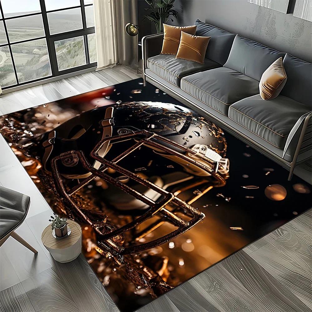 Sports Theme Racing Track Basketball Court Soccer Field Carpet Kids Play Mat Home Decoration Non-Slip Floor Mat Rugs for Bedroom