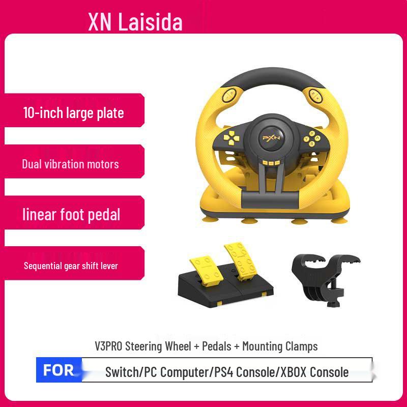 V3Pro 8PXN Spiel-Lenkrad für Mario Kart 8 Rennsimulator (Schalter)