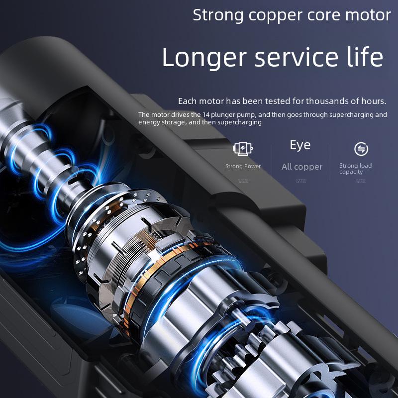 Rechargeable Cordless High-Pressure Car Wash Water Gun with Lithium Battery