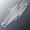 Ice Pants Men's Summer New Thin Large Size Casual Sweatpants Fashion Trend Nine-point Pants