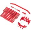 Aluminum alloy chassis rod rod fixed seat steering rod servo arm set for MN128 86 G500 remote control car accessories
