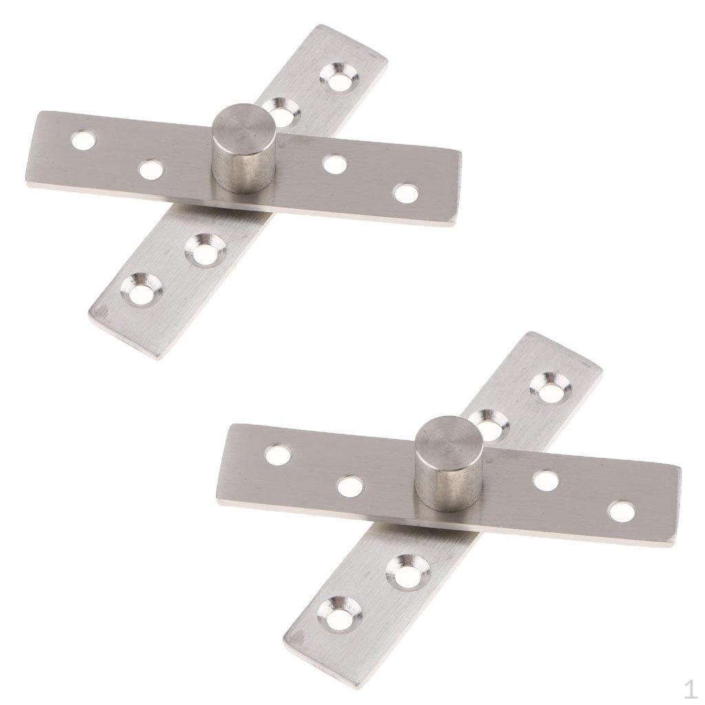

2Pcs Degree Door Hinge Stainless Steel Brushed Finish Hardware