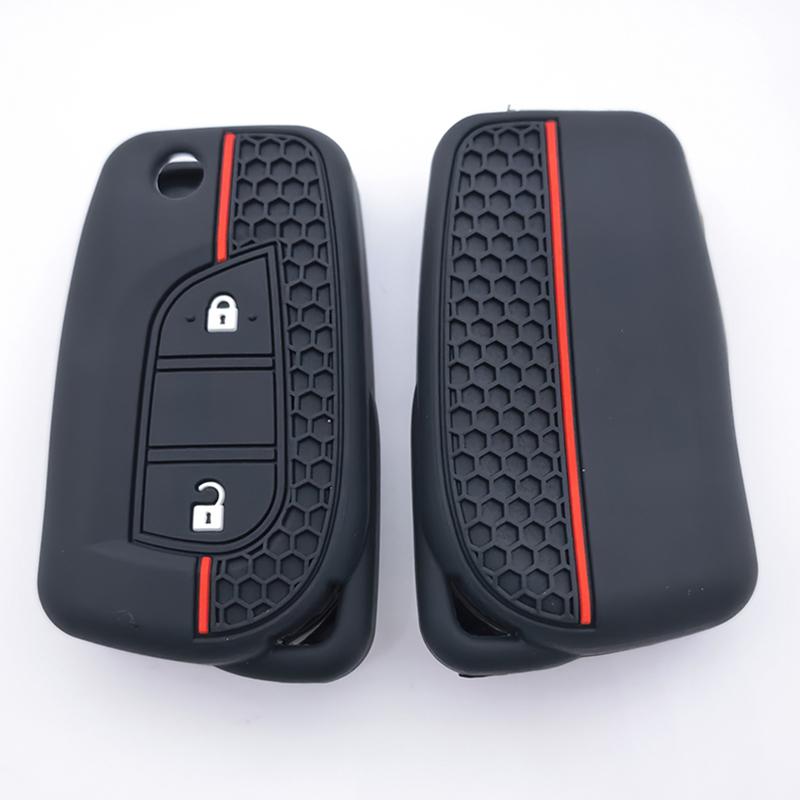 Silicone Car Remote Cover Protector Key Case For Toyota Corolla Auris Reiz Avensis Verso Yaris Aygo Rav4 Scion Tc Im Rubber