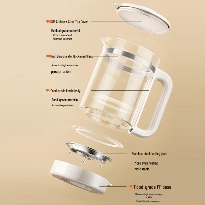 Aux Smart Baby Formula Maker - Milk & Water Dispenser, Temperature-Controlled Electric Kettle