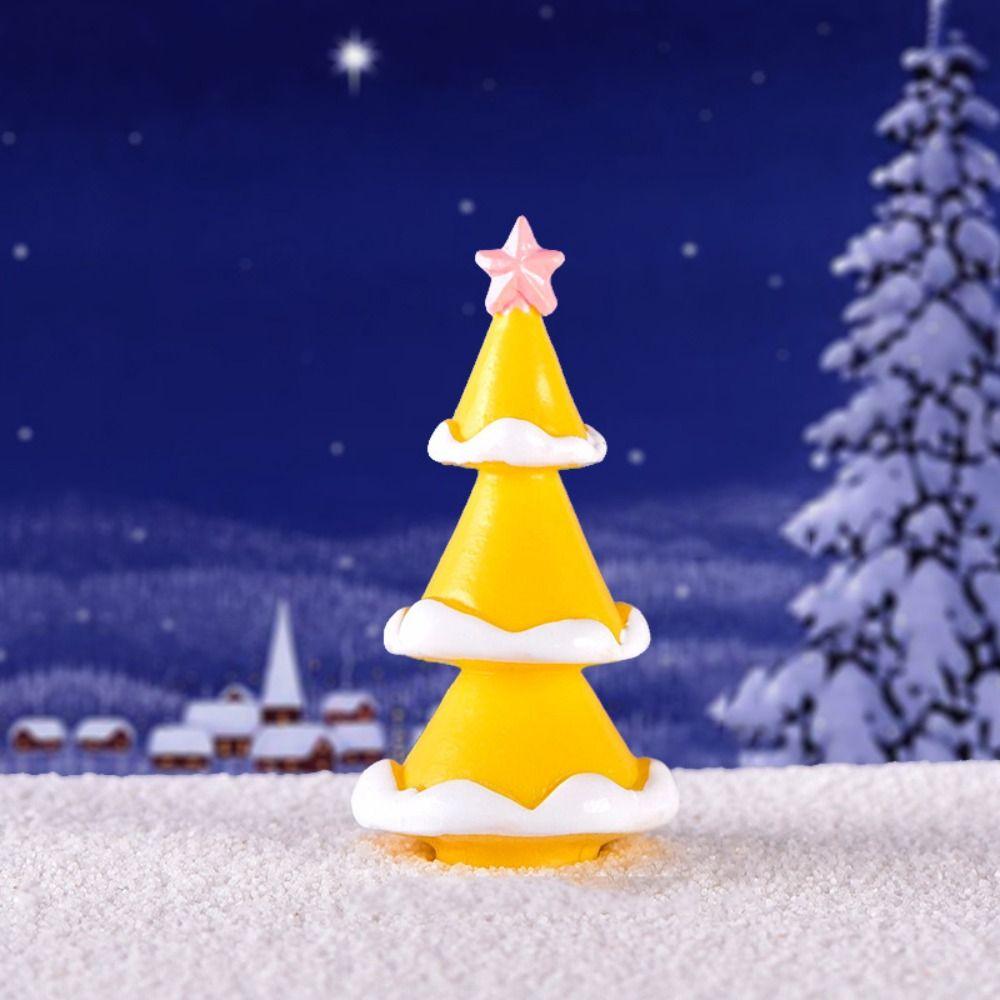 Micro Landscape Santa Claus Landscape Ornaments Cartoon Snowman Car Decoration Home Decoration