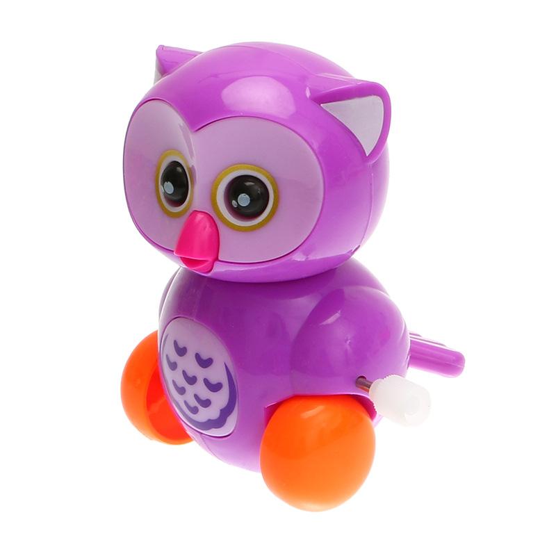 Nuovo Giocattolo a Carillon Cartone Animato per Bambini Avvolgibile Creativo Taglio Gufo Piccolo Animale Regalo per Bebè