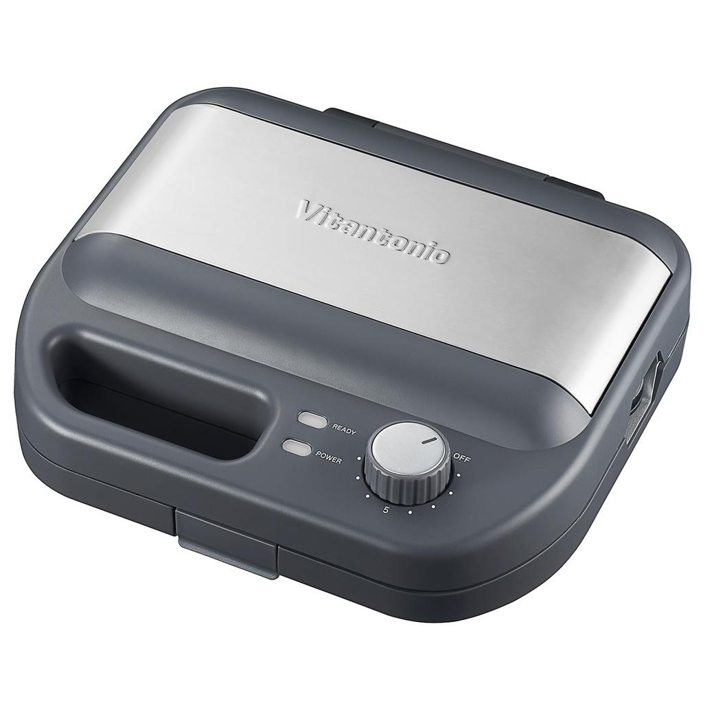 Waffle Hot Sand Baker Color Now Comes with 2 Types of Hot Sand Maker Electric Waffle Maker Sandwich Maker [Vitantonio Official] & (VWH-600-K) [New