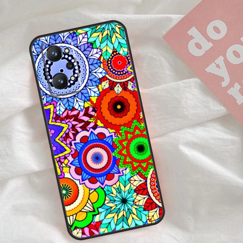Moroccan Mosai Tile Pattern Case For Realme C51 C75 C63 C61 C55 C53 C35 C65 C67 C71 15 11 12 13 14 Pro Plus GT6 GT7 Pro