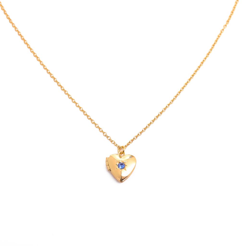 Elegant Heart Photo Locket Chain Necklace Multifuntional Metal Birthstone Jewelry Suitable for Decorating Outfits
