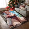1 pièce de tapis de chaise imprimé Naruto pour utilisation à la maison, au bureau, tapis pour salon, cuisine, salle de jeux